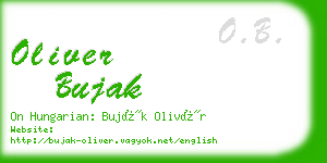 oliver bujak business card
